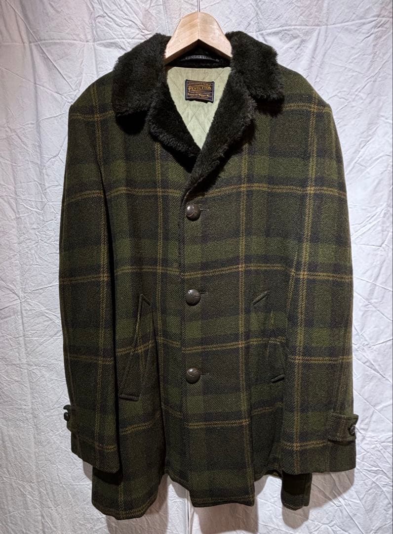 vintage 40s～50s PENDLETON チェック ウールコート