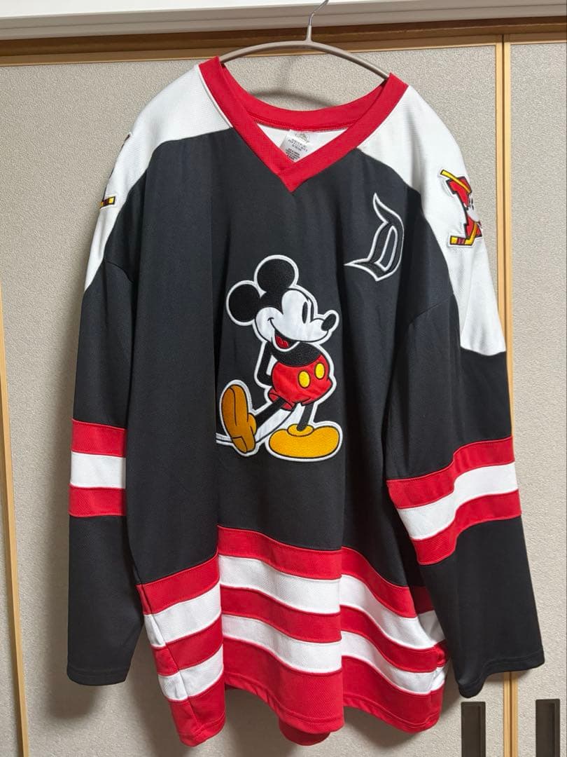 ディズニーパークス　ミッキーマウスアイスホッケージャージ