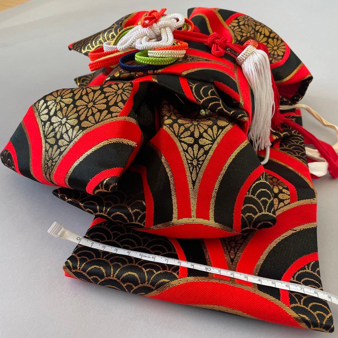 七五三　７歳　アンティークお着物セット