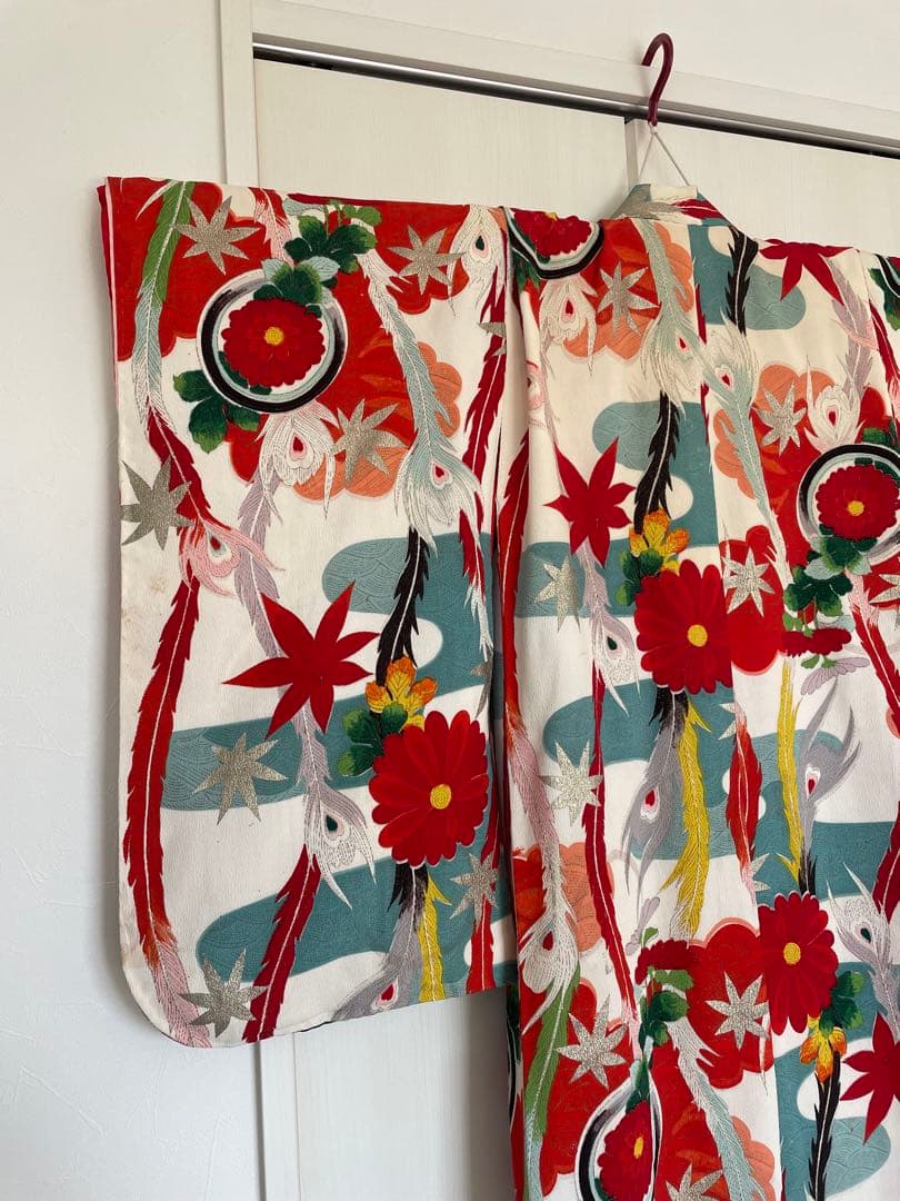 七五三　７歳　アンティークお着物セット