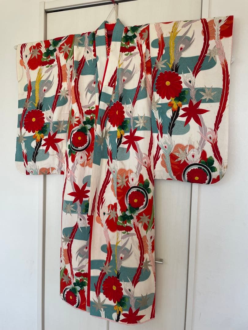 七五三　７歳　アンティークお着物セット