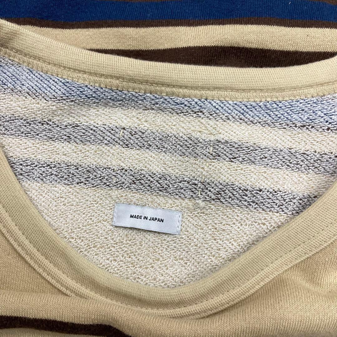 美品 visvim ヴィズヴィム　ボーダー　L/Sカットソー ロンT 4