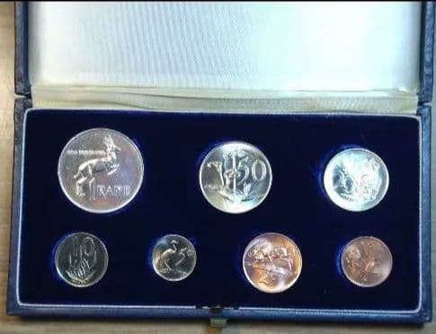 南アフリカ セット 1966年製　シルバー