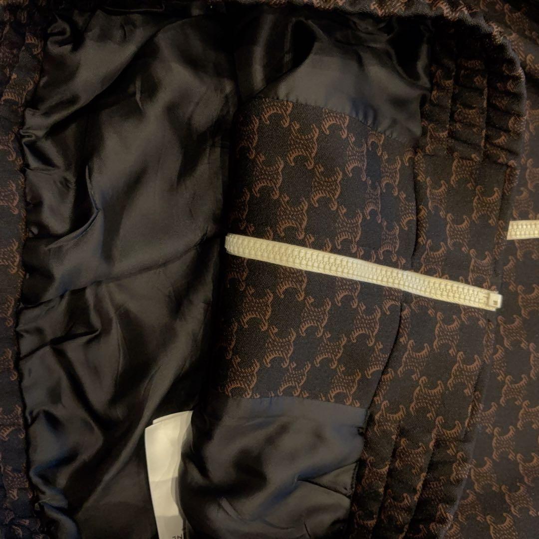 大幅値下 未使用級 CELINE パターン入りジャケット 総柄 L相当