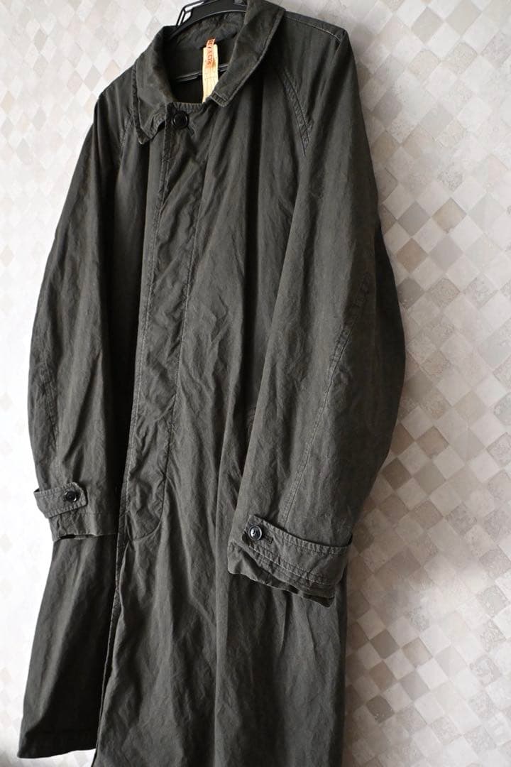 【クリーニング済】CONFECT スーピマコットン ステンカラーコートsize4