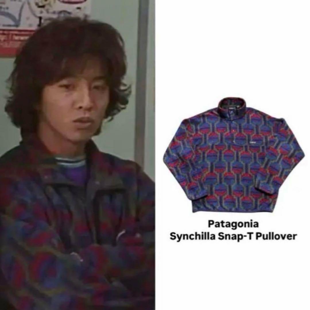 激XL 木村拓哉 90s patagonia パタゴニア スナップT 雪なし