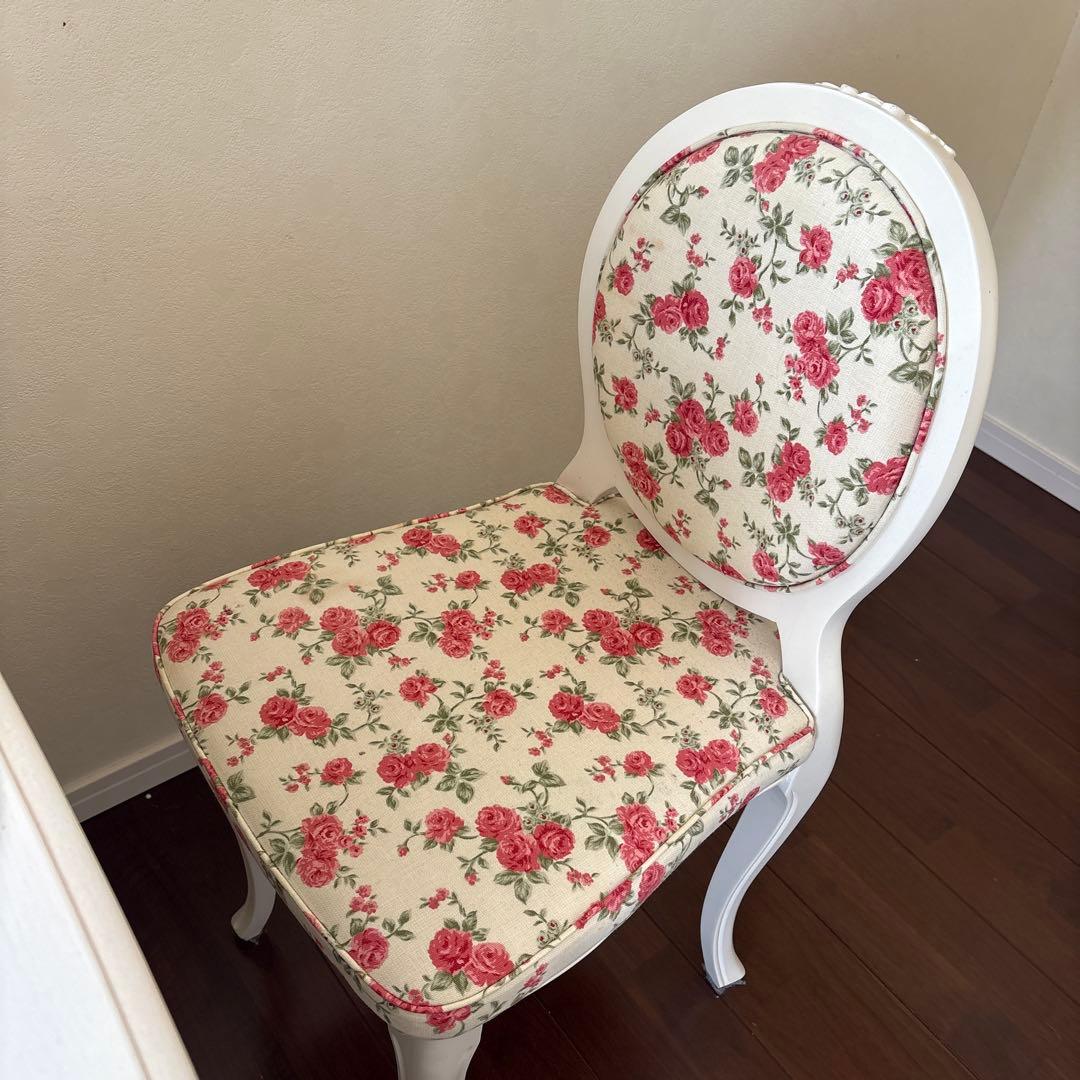 松永工房　カンティーニュ　ホワイトドレッサー・鏡台セット