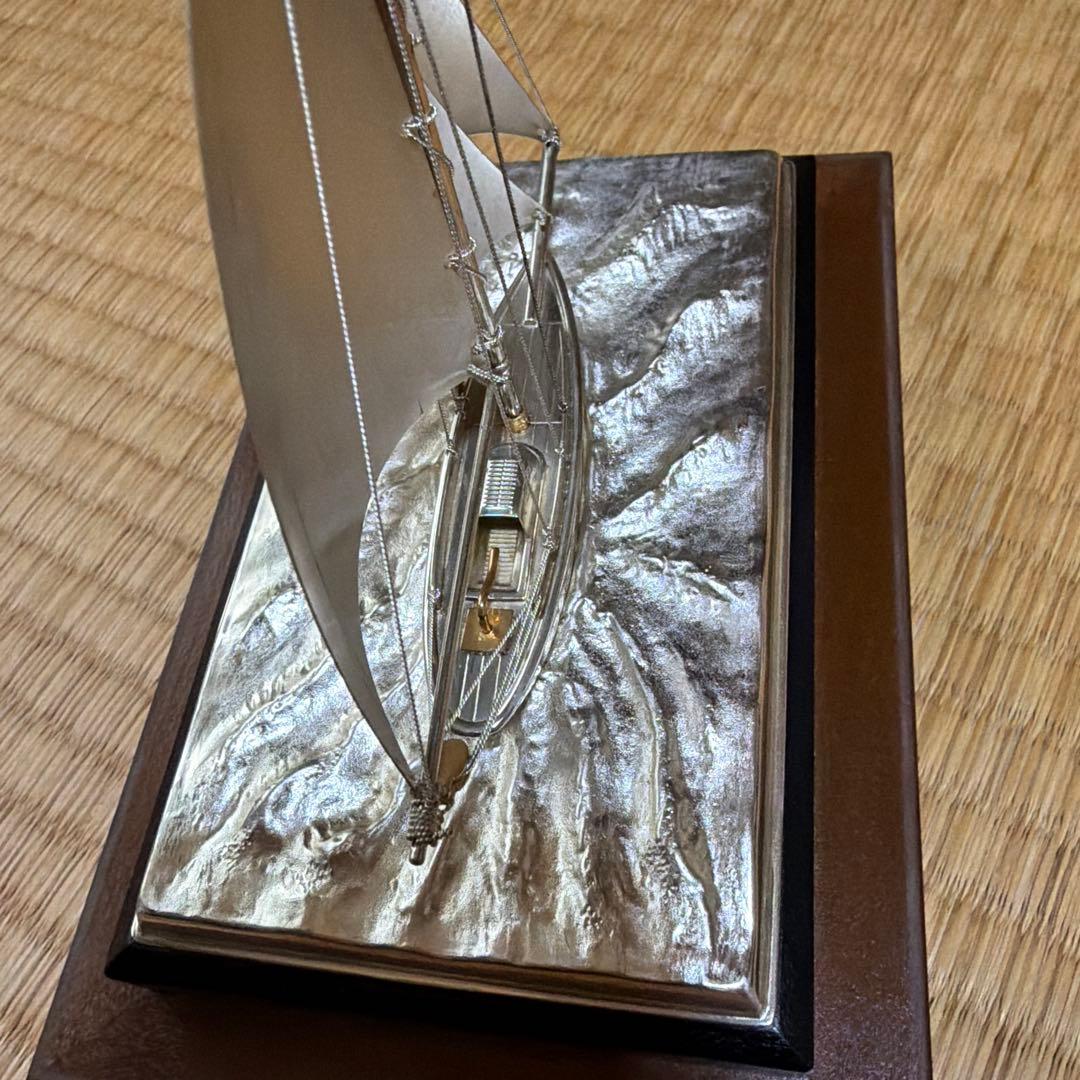 銀製品　帆船　ヨット　silver