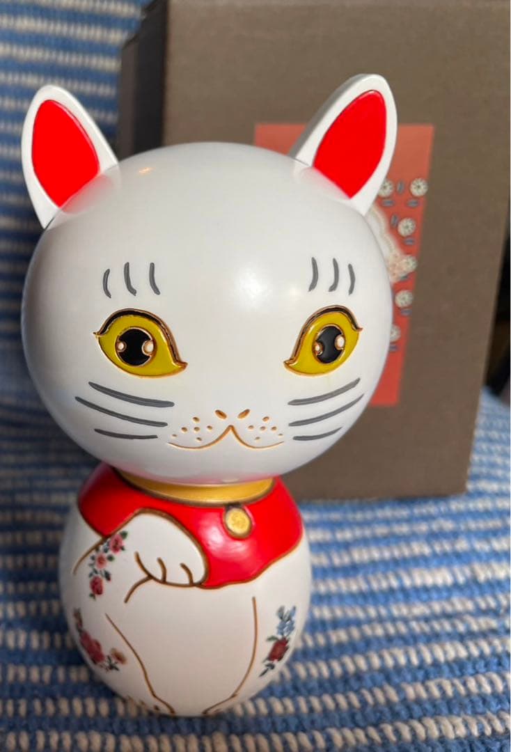 ナタリーレテ×卯三郎こけし×アフタヌーンティー　白猫こけし