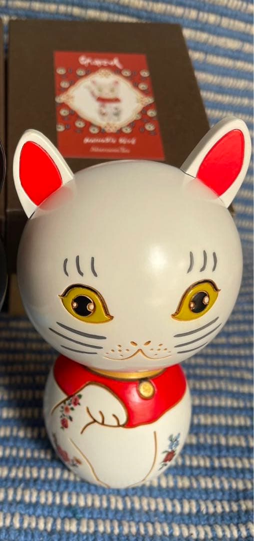 ナタリーレテ×卯三郎こけし×アフタヌーンティー　白猫こけし