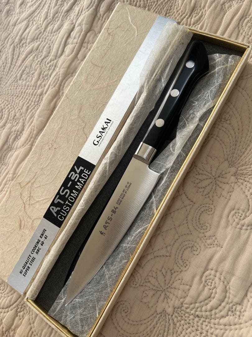 G.SAKAI ATS-34 ぺティナイフ