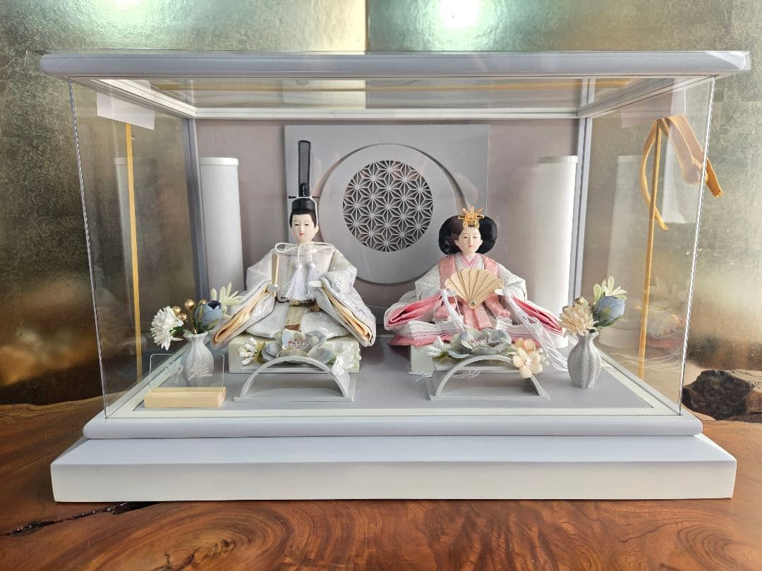 【一点限り】雛人形 ケース飾り　K60