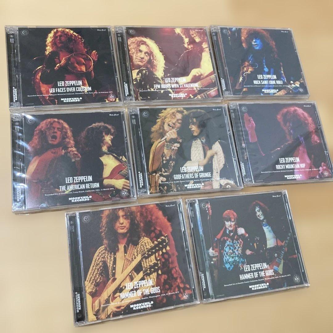 Led Zeppelin 1975年ライブアルバム 8枚セット