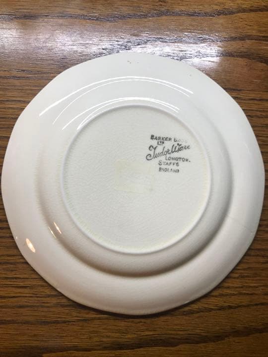 英国ビンテージ　ケーキ皿17cm コベントガーデン購入　実用可能