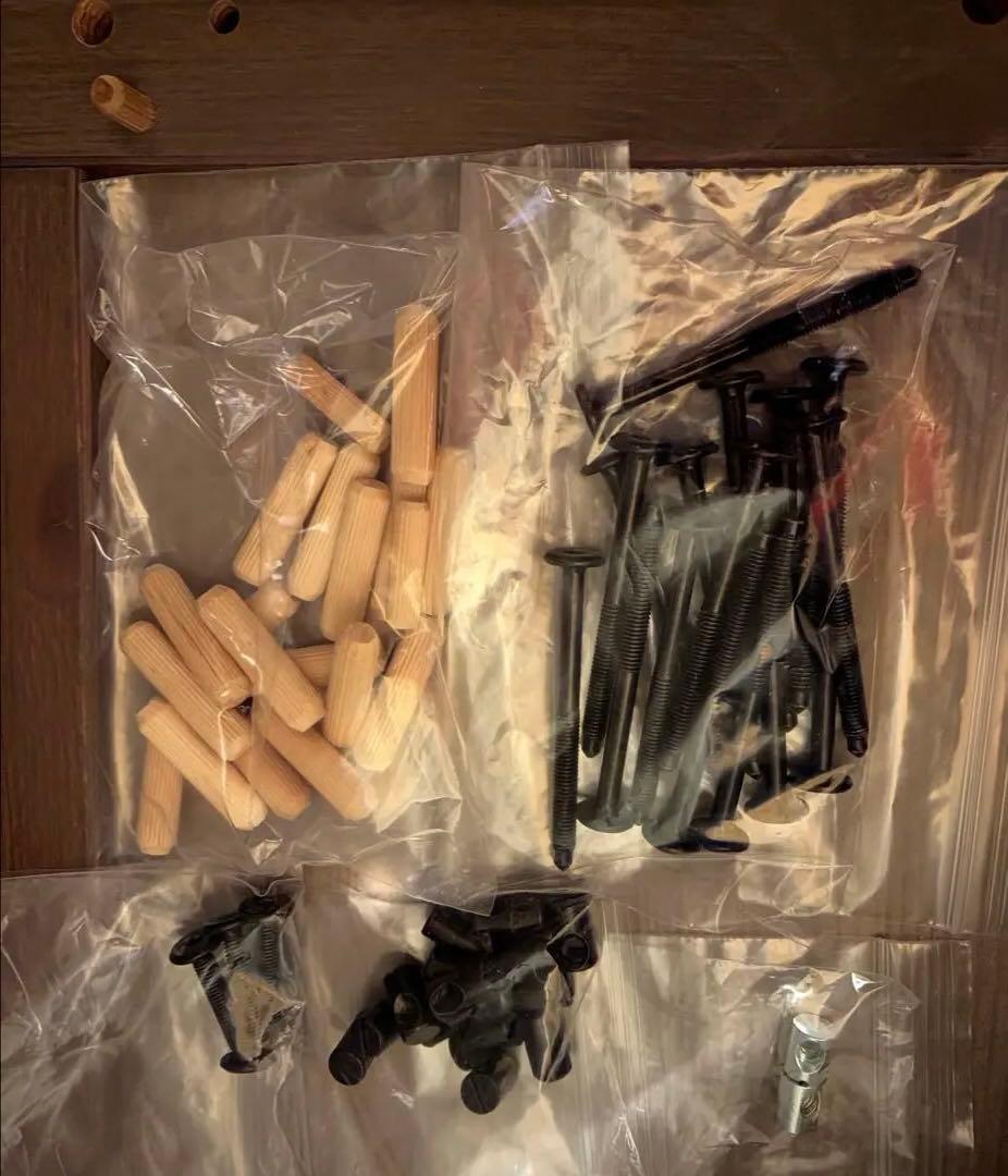 IKEA　シングルベッド　ベビー〜子ども　伸長式 グレーブラウン