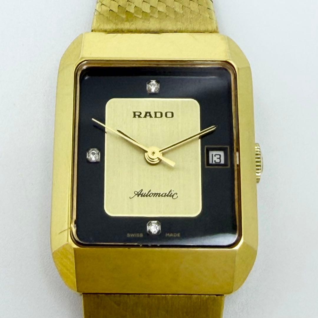 【稼働】RADO ラドー 腕時計 3Pダイヤ 自動巻き デイト