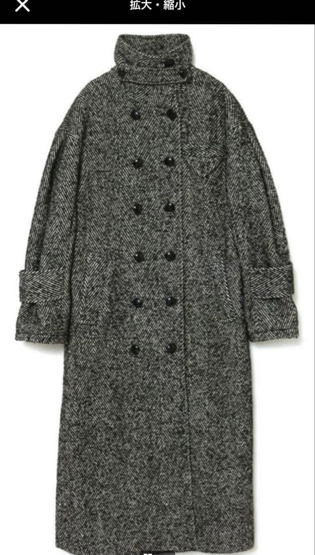 ジャケット・アウター melt the lady stand collar coat