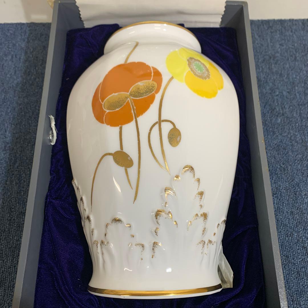 大倉陶園 OKURA 花瓶 高さ約26