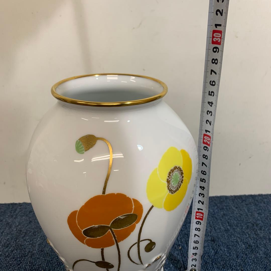 大倉陶園 OKURA 花瓶 高さ約26