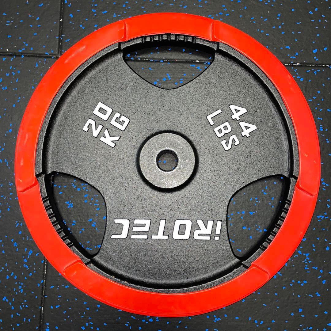 ラバープレート20KG【1枚】【穴径29mm】 /IROTEC（アイロテック）②