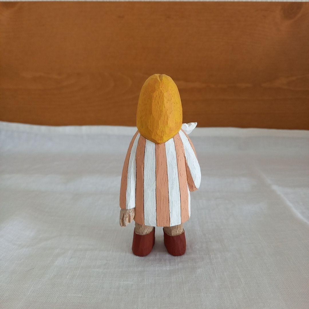 江籠正樹　木彫り　女の子