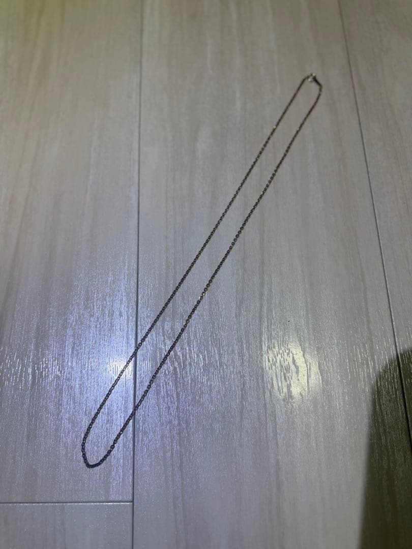10k ゴールド シンプル チェーン ネックレス 60cm