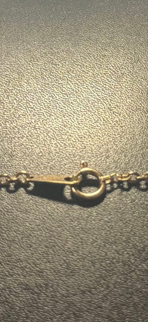 10k ゴールド シンプル チェーン ネックレス 60cm