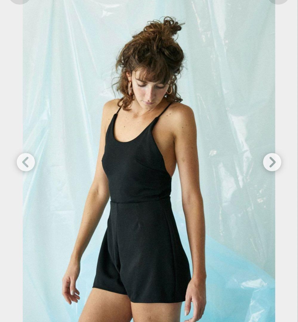 【奏】nagonstans ナゴンスタンス　水着　38 ブラック