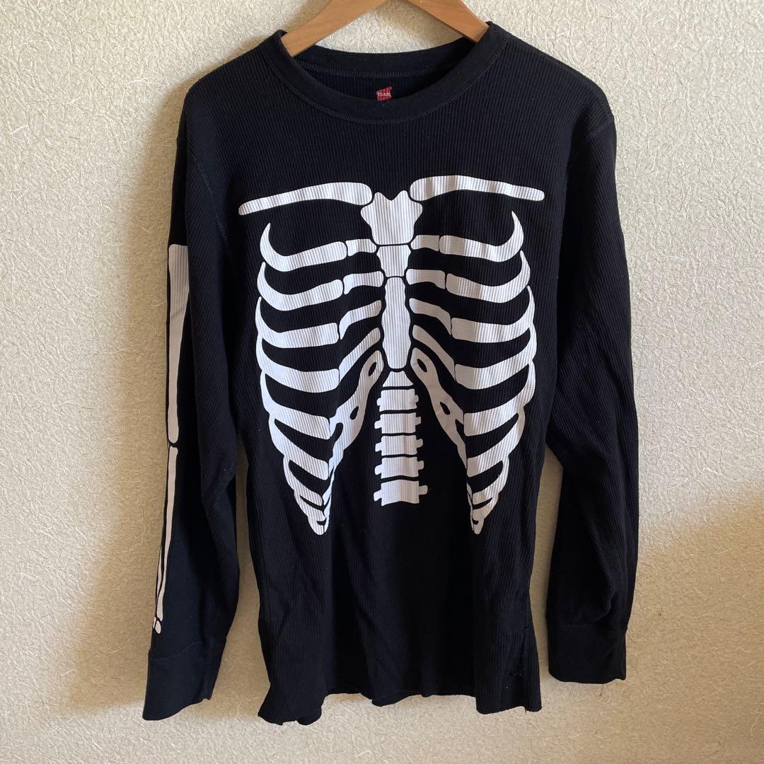 Supreme スケルトンプリント ロングスリーブTシャツ