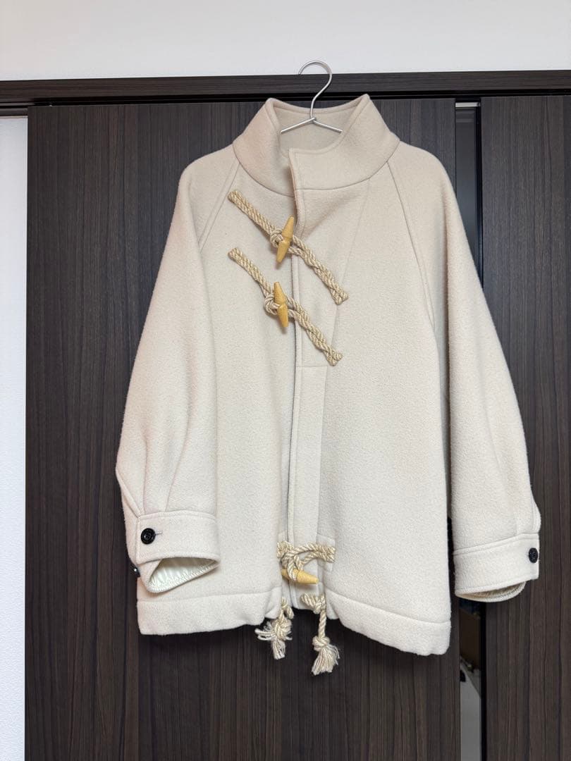 HYKE DOUBLE FACE DUFFLE JACKET クリーニング済 2