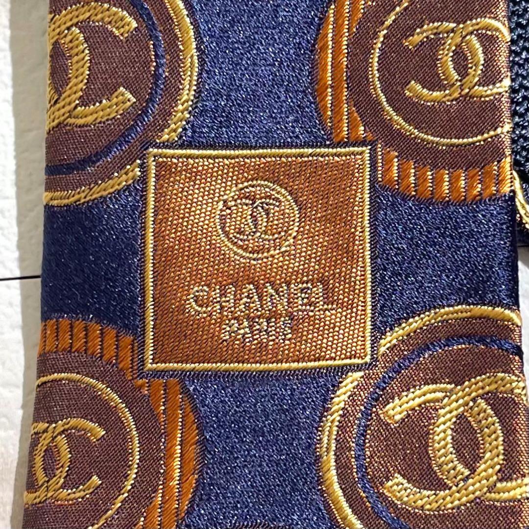 CHANEL シャネル ネクタイ ココマーク 冠婚葬祭 シルク メンズ