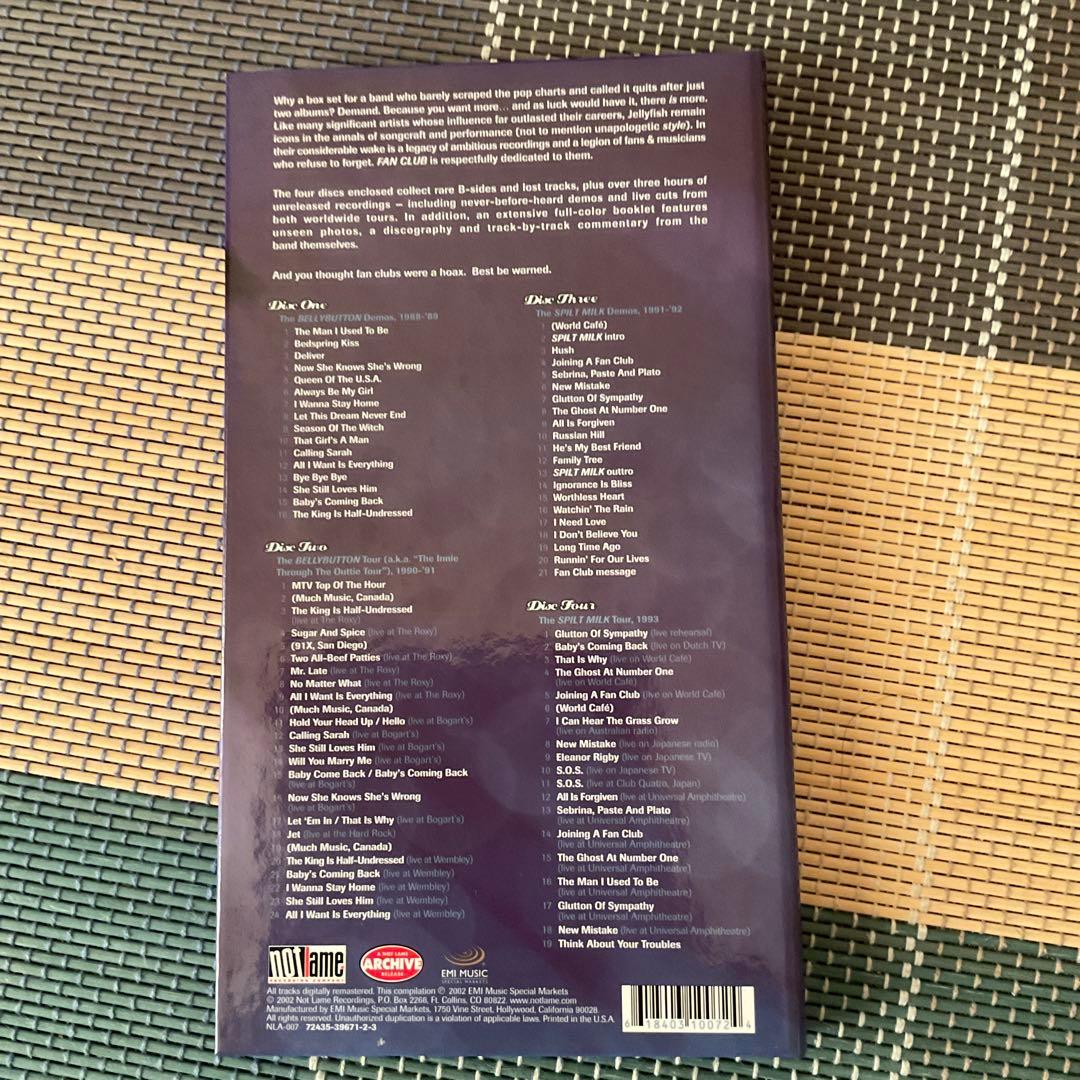 貴重盤　Jellyfish Fan Club box 日本盤4枚組