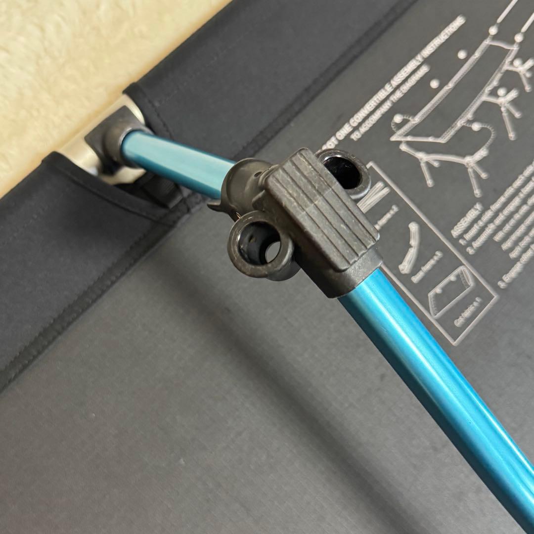 美品Helinox Cot Oneヘリノックスコットワンコンバーチブル　ブラック