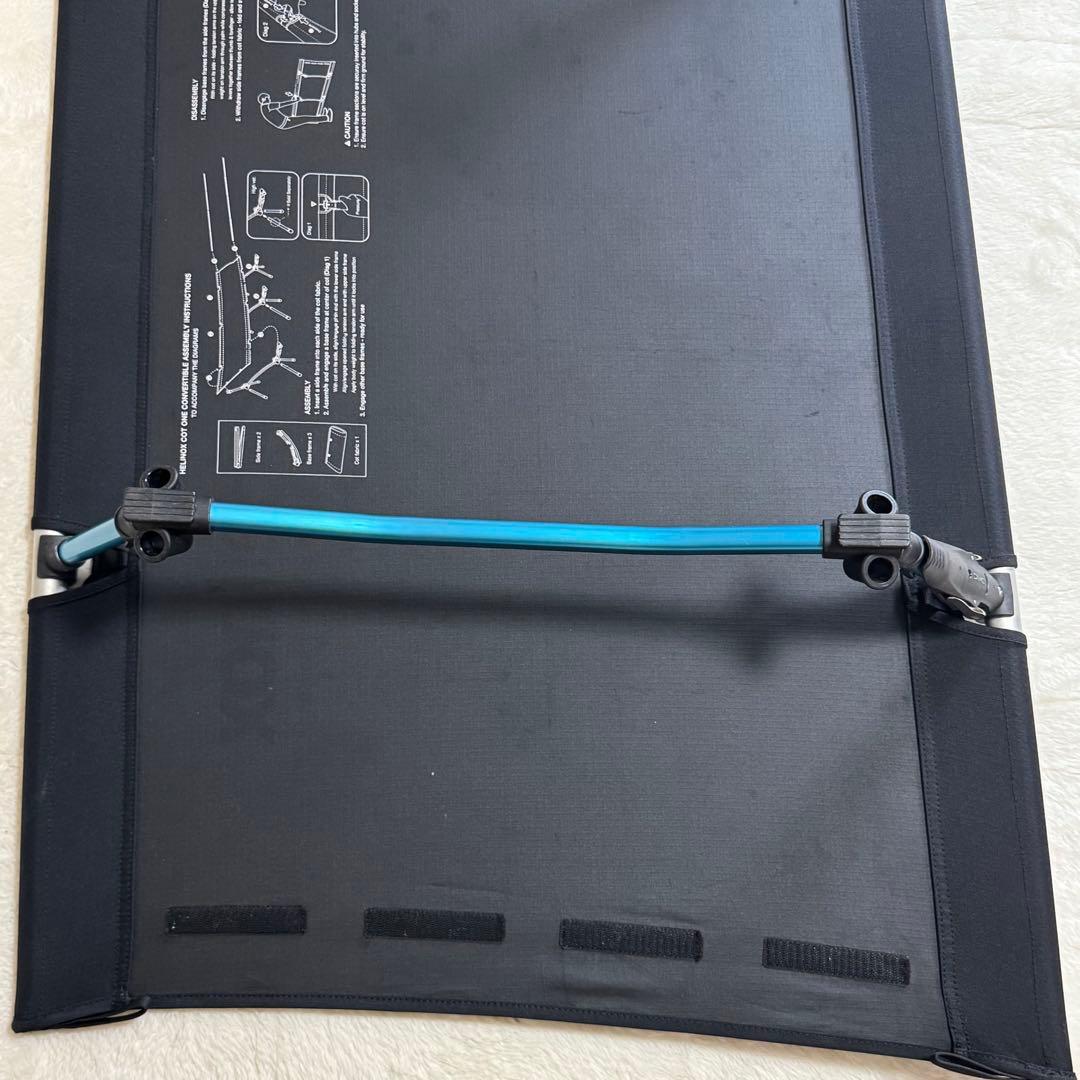 美品Helinox Cot Oneヘリノックスコットワンコンバーチブル　ブラック