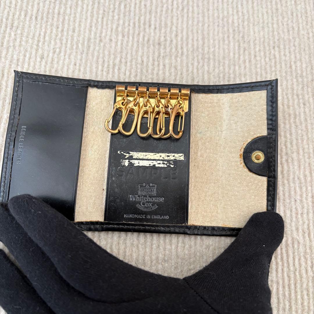 新品 訳あり Whitehouse Cox ブライドルレザー 財布 キーケース