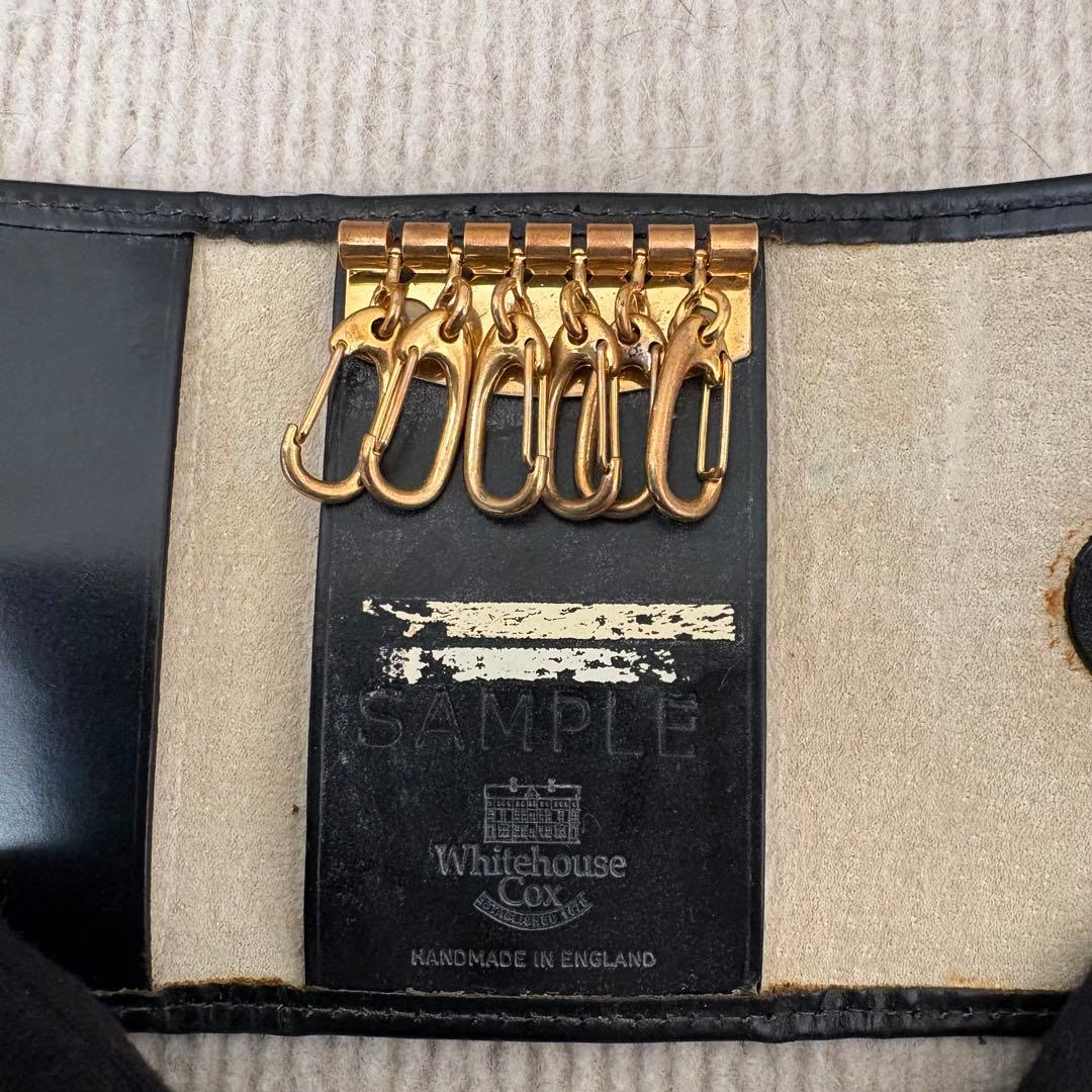 新品 訳あり Whitehouse Cox ブライドルレザー 財布 キーケース