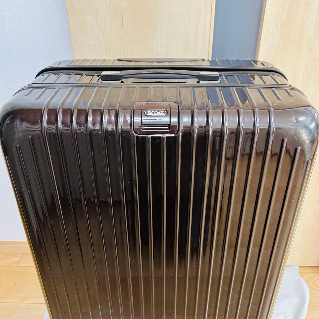 RIMOWA リモワ サルサデラックス ダークブラウン 4輪　2層式　大容量