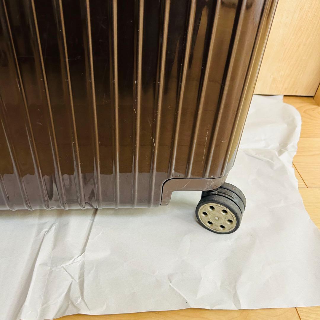 RIMOWA リモワ サルサデラックス ダークブラウン 4輪　2層式　大容量