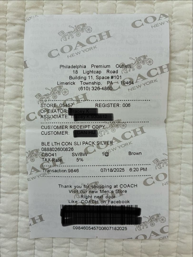 【新品未使用】COACH コーチ　ミディアムコーナージップウォレット　茶