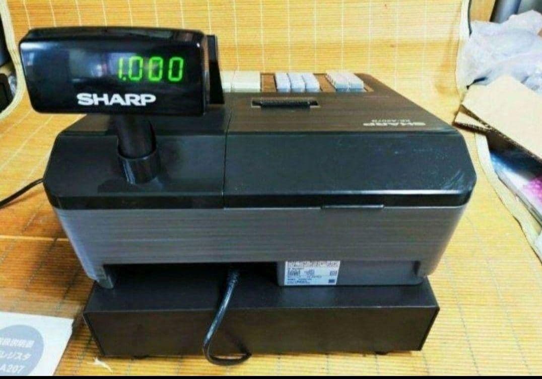 シャープレジスター　XE-A207　PC連携売上管理設定無料　2070556
