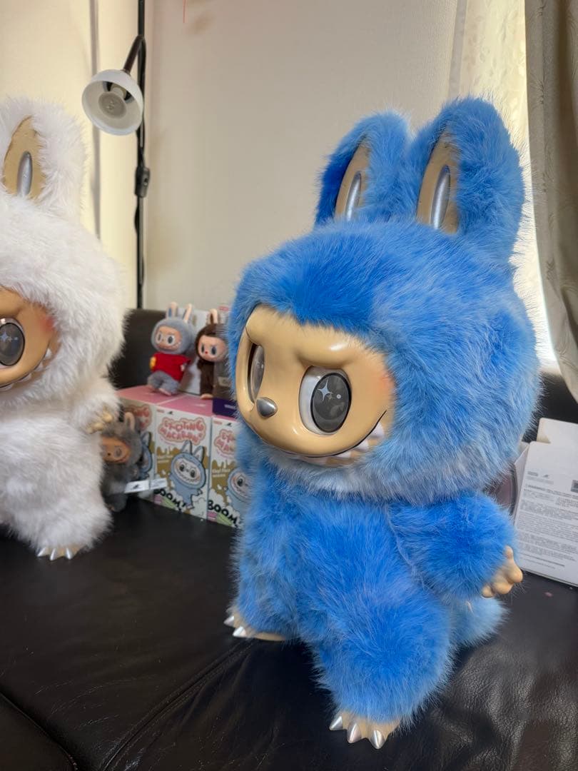 超特大60cmジモモ スカイブルー 羽付きスペシャルオーダー