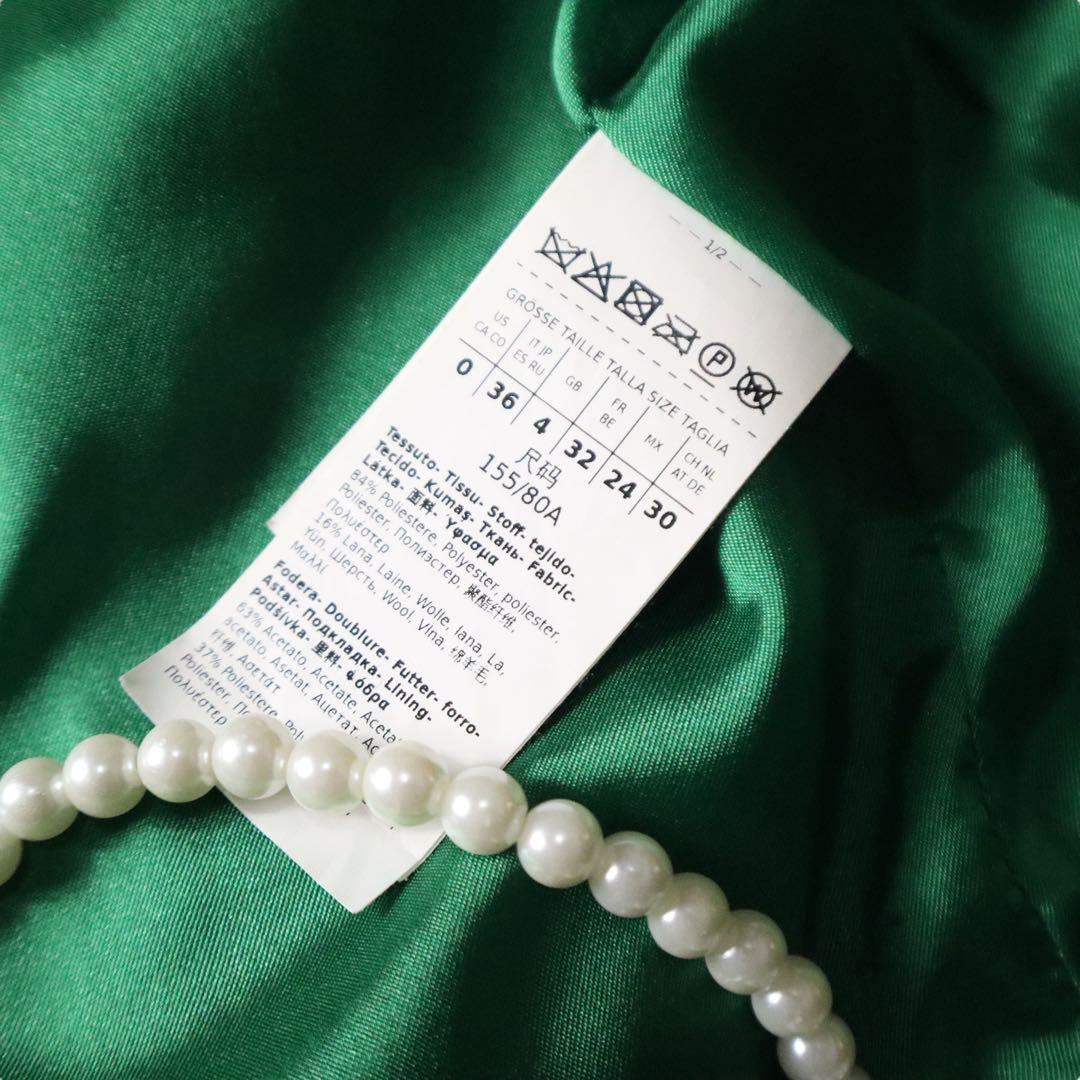 永遠の憧れ♪【最高級】MaxMara マレーラ　テディベアグリーンショートコート