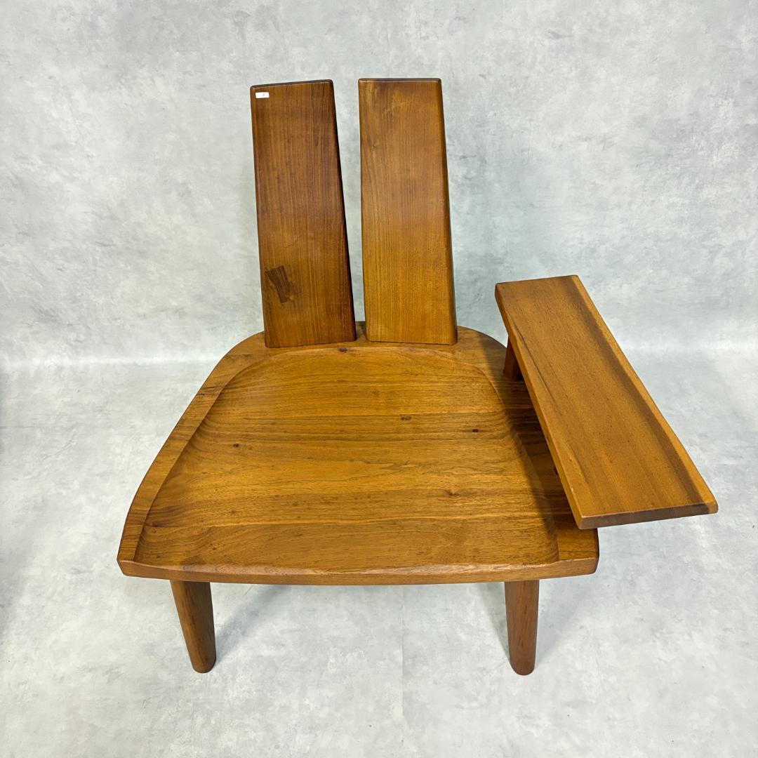 北欧　ラウンジチェア　無垢材【1脚】B