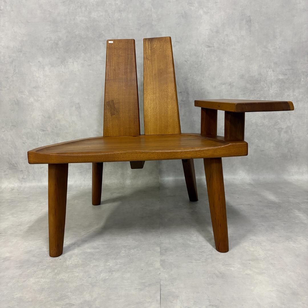 北欧　ラウンジチェア　無垢材【1脚】B