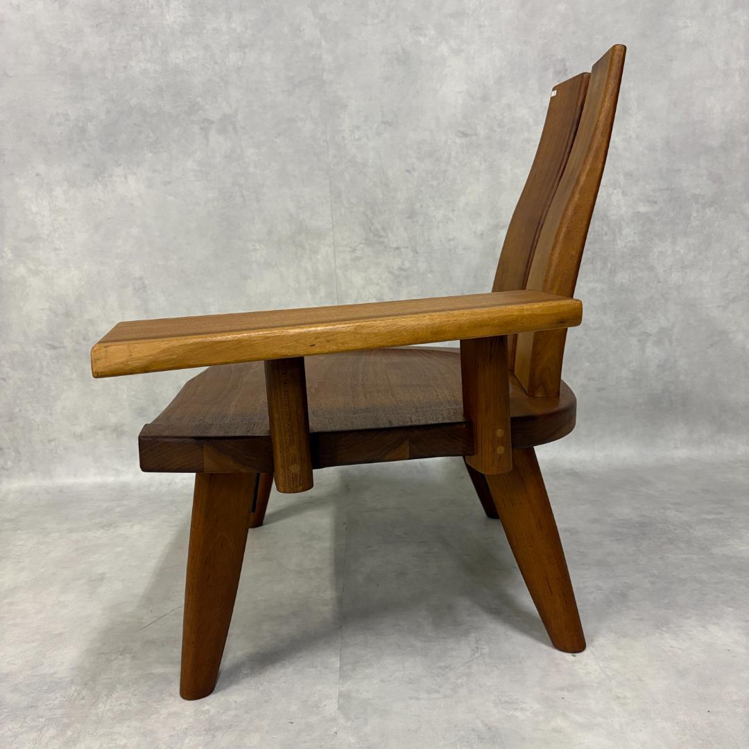 北欧　ラウンジチェア　無垢材【1脚】B