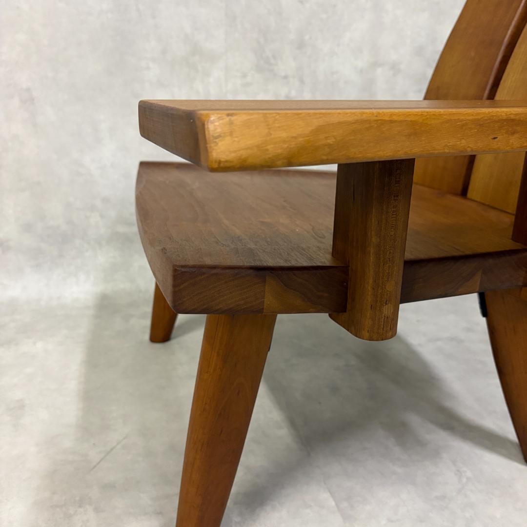 北欧　ラウンジチェア　無垢材【1脚】B