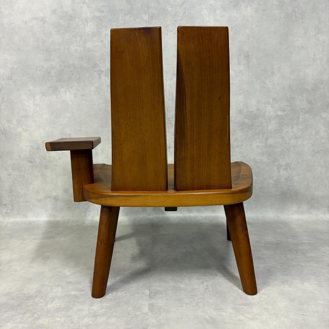 北欧　ラウンジチェア　無垢材【1脚】B