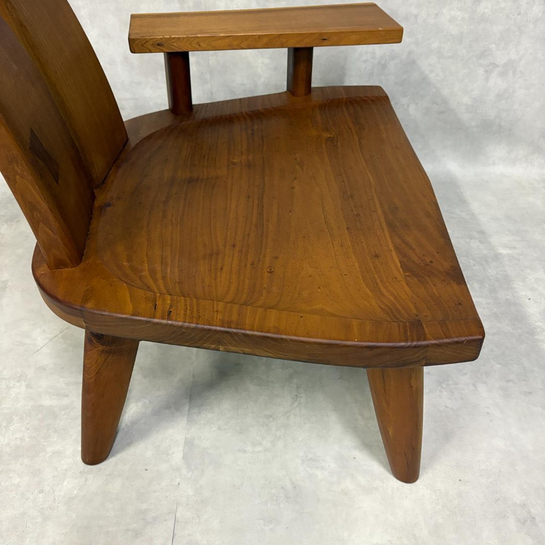 北欧　ラウンジチェア　無垢材【1脚】B