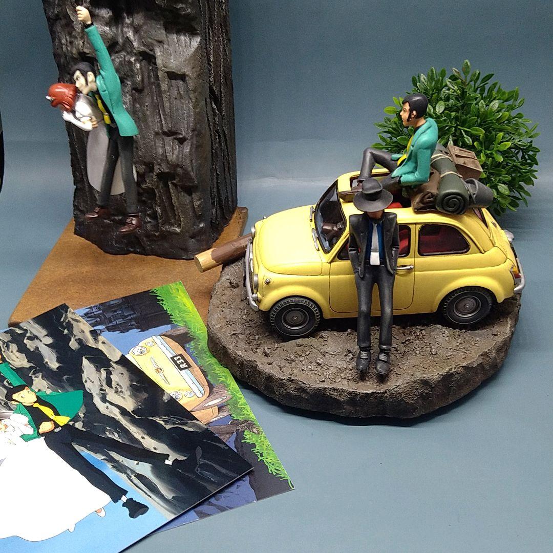 プラモデル ルパン三世 カリオストロの城 旅立ち＆断崖 塗装済み完成品