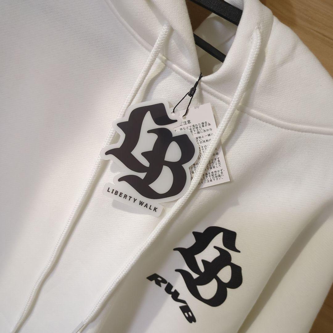 Liberty Walk ホワイトパーカーXLサイズ
